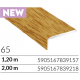 ARBITON CS25 dąb szlachetny W65 profil zakończeniowy do wykończenia podłogi 1,2m